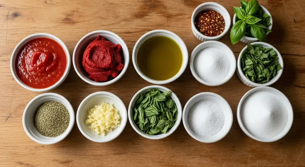 Pizza Sauce Recipe Ingredients