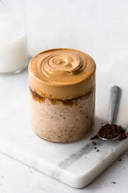 Coffee Peanut Butter Overnight Oats