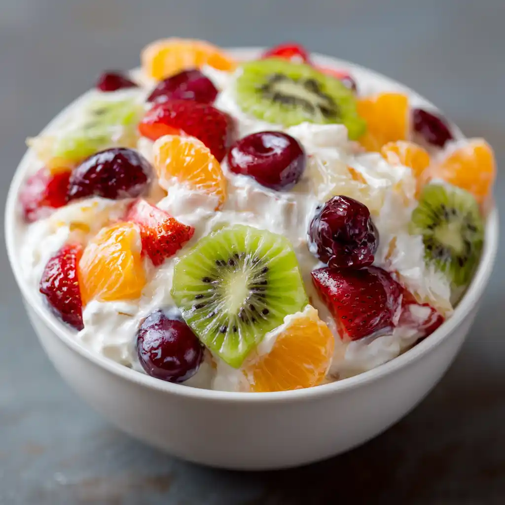 Creamy Winter Fruit Salad Recipe