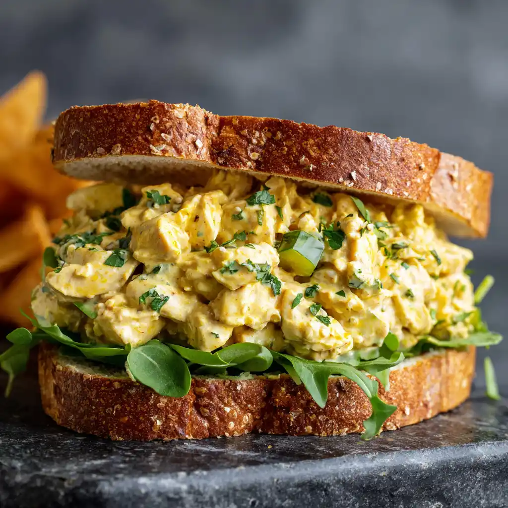 Curry Chicken Salad Recipe Serving