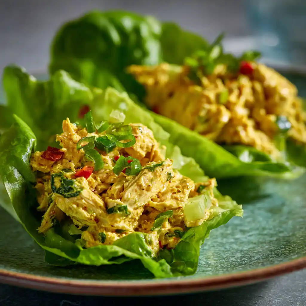 Curry Chicken Salad Recipe Serving