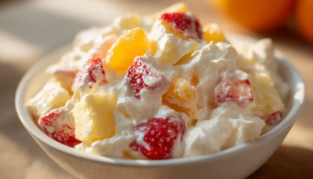 fruit fluff salad Recipe
