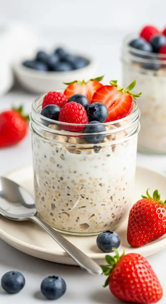Overnight Oats with Yogurt 
