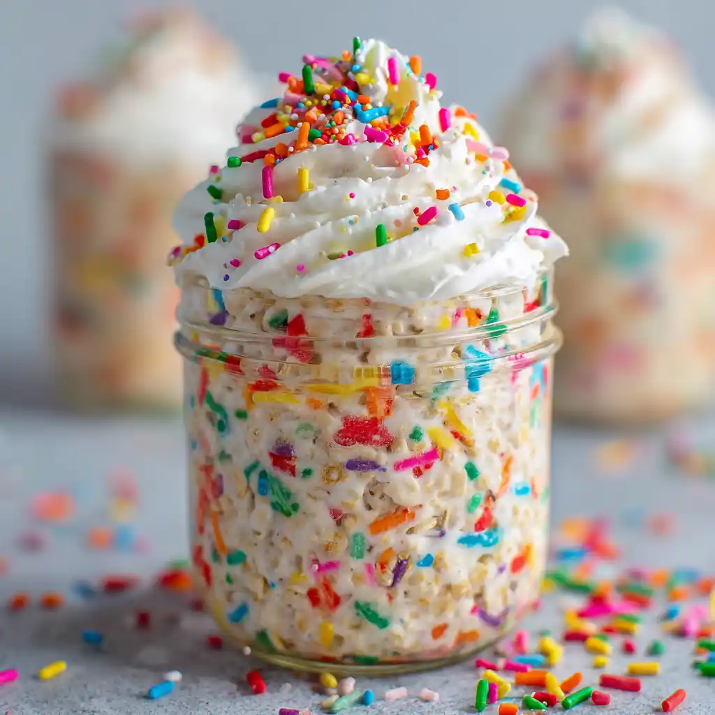 Birthday Cake Overnight Oats