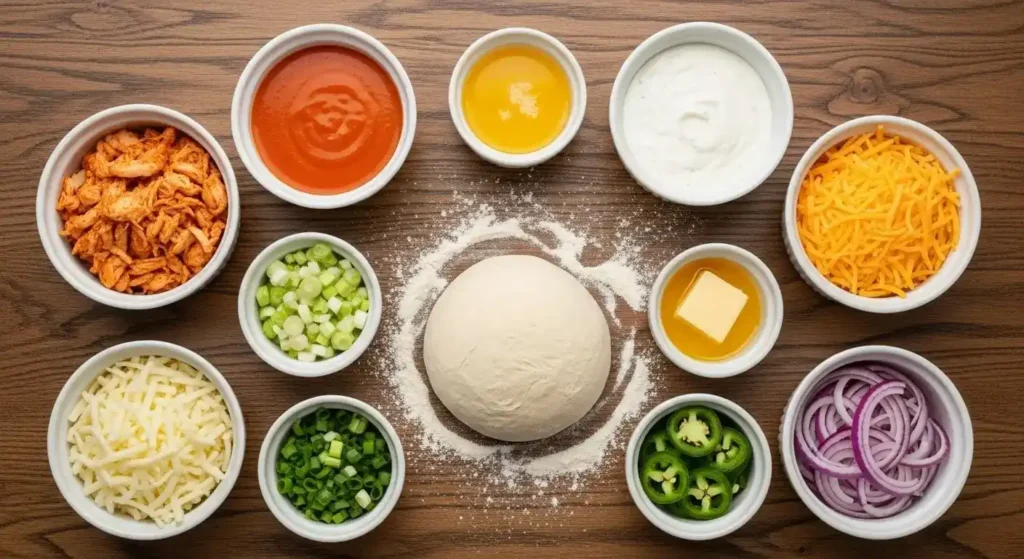 Buffalo Chicken Pizza Recipe Ingredients