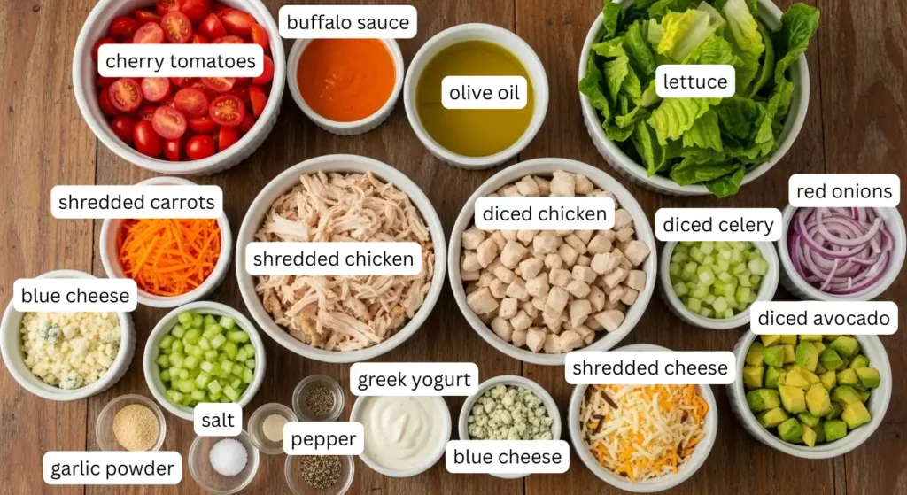 Buffalo Chicken Salad Recipe Ingredients