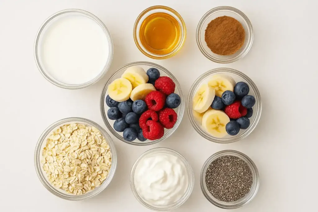 Overnight Oats With Protein Powder recipe Ingredients