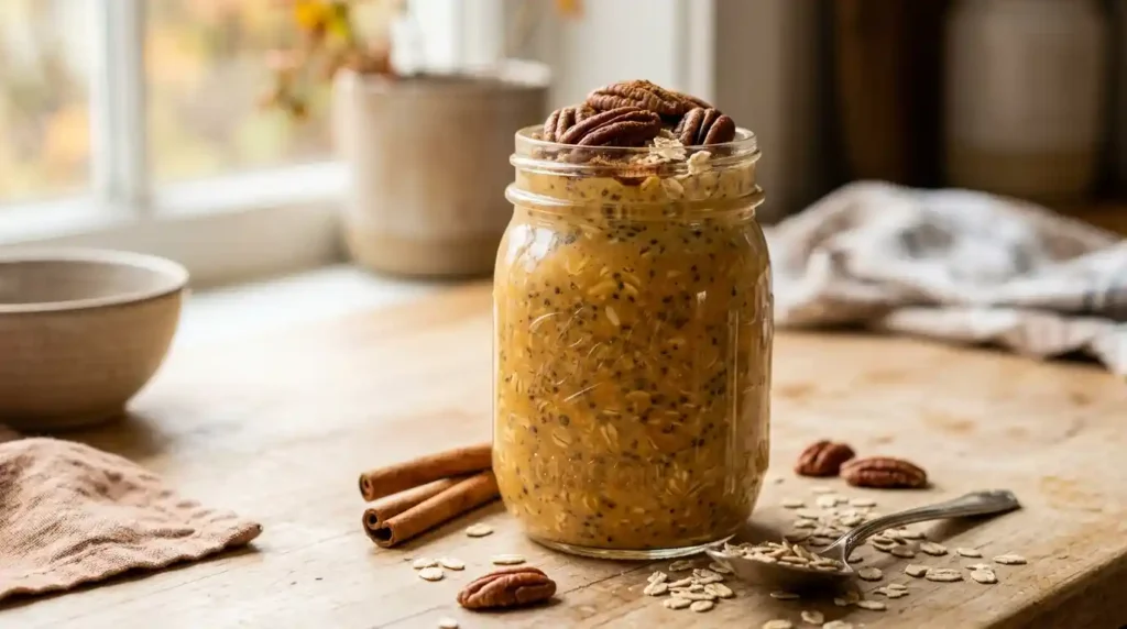 Pumpkin Overnight Oats Recipe