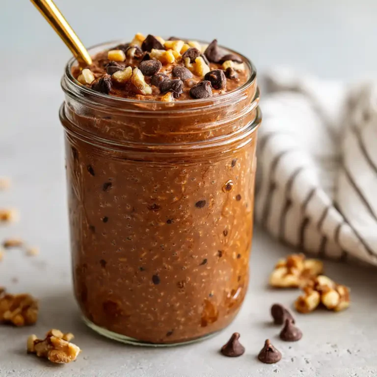 Brownie Batter Overnight Oats