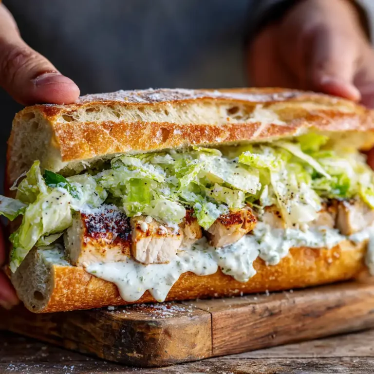 Chicken Caesar Salad Sandwich recipe