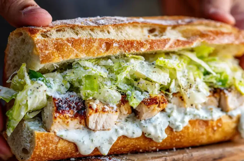 chicken caesar salad sandwich recipe