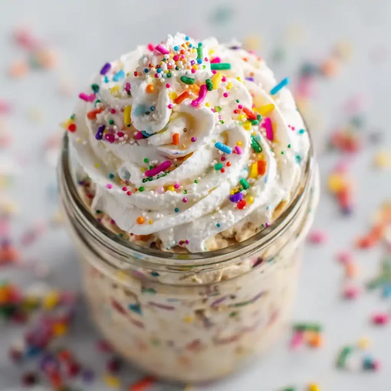 Birthday Cake Overnight Oats